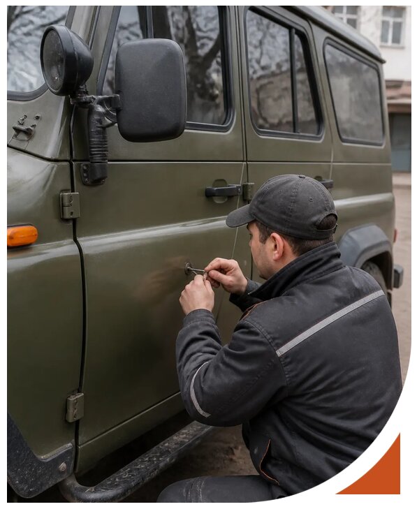 Профессиональное вскрытие автомобиля УАЗ без повреждений в Назрани